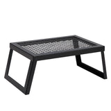 Outdoor Decorations & Lights: VEVOR Folding Campfire Grill Portable Camping Fire Pit Steel Outdoor BBQ Picnic