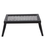 Outdoor Decorations & Lights: VEVOR Folding Campfire Grill Portable Camping Fire Pit Steel Outdoor BBQ Picnic