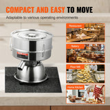 Food Storage: VEVOR Automatic Electric Vibrating Sieve, Stainless Steel Sifter Shaker Machine with 40+60 Mesh, 45W Automatic Powder Sifter Machine Countertop, Electric Sieve Shaker for Flour Powers, Mungbean, Rice