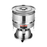 Food Storage: VEVOR Automatic Electric Vibrating Sieve, Stainless Steel Sifter Shaker Machine with 40+60 Mesh, 45W Automatic Powder Sifter Machine Countertop, Electric Sieve Shaker for Flour Powers, Mungbean, Rice