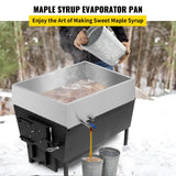 Gardening Tools: VEVOR Maple Syrup Evaporator Pan 76x41x24 cm Stainless Steel Maple Syrup Boiling Pan with Valve for Boiling Maple Syrup