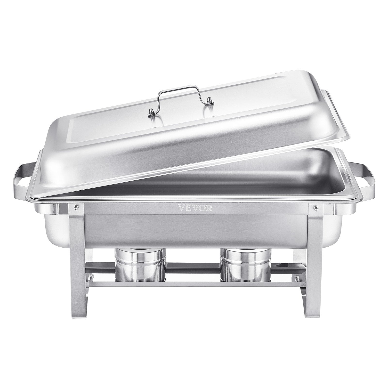 Buffets & Sideboards: VEVOR 8 Qt 2 Pack Rectangle Chafing Dish Buffet Set Fullsize Pan Stainless Steel