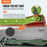 Basketball & Basketball Accessories: VEVOR Golf Putting Mat, 5 Hole Indoor Golf Putting Green, Wrinkle-Free Golf Training Aid, Mini Golf Set  with Auto-Ball Return, Alignment Guide, 3 Ball, Wood Base, Game Practice Gift for Home Offic