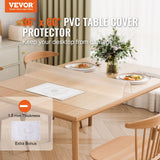 Metal Detectors: VEVOR Plastic Table Cover, 36 x 60 Inch 1.5 mm Thick Frosted Table Protector, Rectangle PVC Desk Mat, Waterproof & Easy Cleaning Desk Pad Tablecloth, for Office Dresser Dining Room Table Night Stand