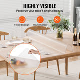 Metal Detectors: VEVOR Plastic Table Cover, 36 x 60 Inch 1.5 mm Thick Frosted Table Protector, Rectangle PVC Desk Mat, Waterproof & Easy Cleaning Desk Pad Tablecloth, for Office Dresser Dining Room Table Night Stand