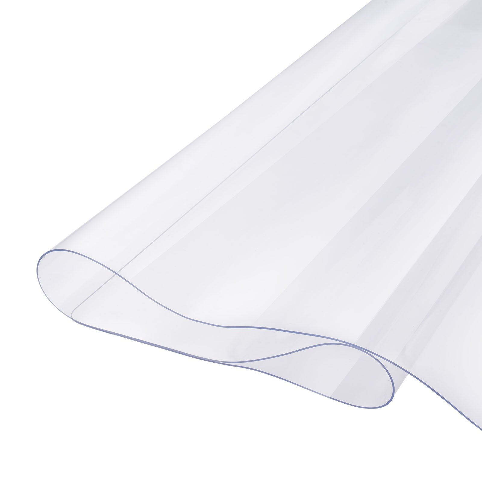 Audio Accessories: VEVOR Plastic Table Cover, 54 x 54 Inch 1.5 mm Thick Clear Table Protector, Square PVC Desk Mat, Waterproof & Easy Cleaning Desk Pad Tablecloth, for Office Dresser Dining Room Table Night Stand
