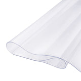 Audio Accessories: VEVOR Plastic Table Cover, 54 x 54 Inch 2.0 mm Thick Clear Table Protector, Square PVC Desk Mat, Waterproof & Easy Cleaning Desk Pad Tablecloth, for Office Dresser Dining Room Table Night Stand