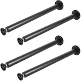 Table Tops & Bases: VEVOR 711.2MM Adjustable Desk Legs, Reinforced Steel Office Table Furniture legs Set of 4 for DIY, 544.3KG Load Capacity Heavy Duty Desk Legs, Quick Instalation Legs with Adjustable Foot Cup Black