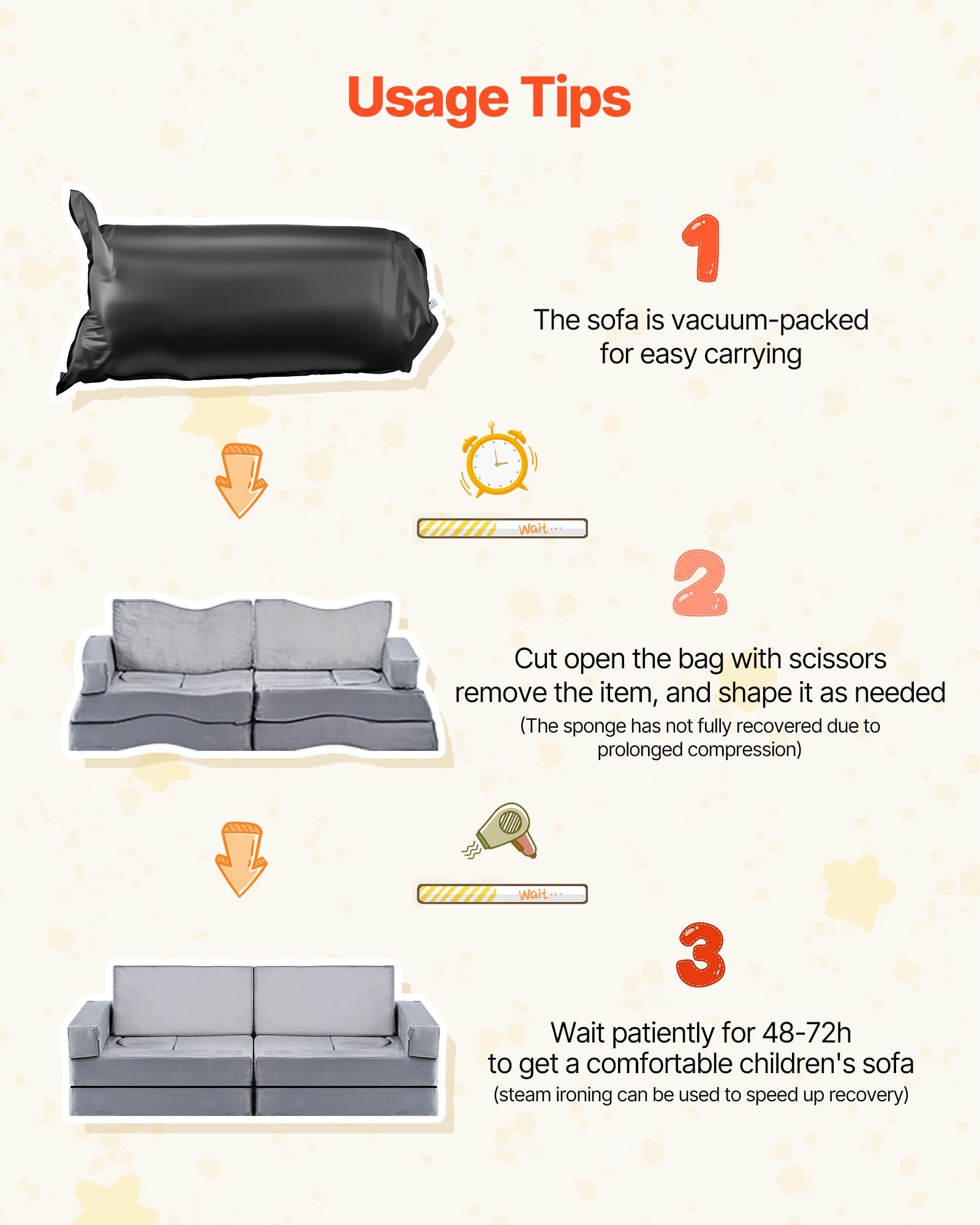 Pretend Play: VEVOR Modular Kids Play Couch, Sectional Toddler Sofa with Armrests, 28D Sponge & Short Pile, Convertible Kids Modular Couch DIY Creative Combination for Playroom, Bedroom, Living Room, 14 Pcs, Gray