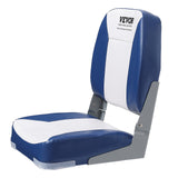 Boating Accessories: VEVOR Boat Seat Low Back Fold-Down Fishing Boat Chair with Sponge Padding 2 Pack