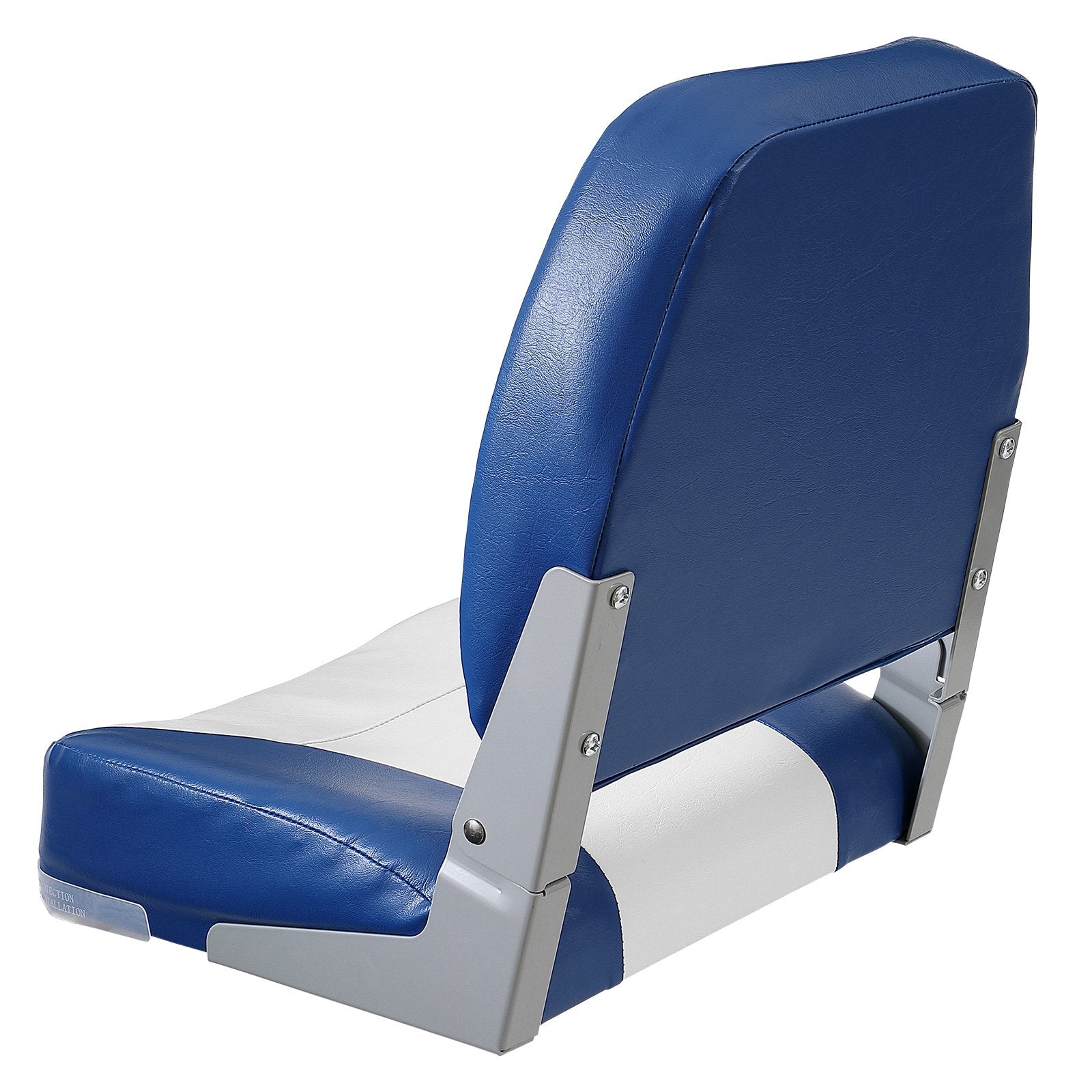 Boating Accessories: VEVOR Boat Seat Low Back Fold-Down Fishing Boat Chair with Sponge Padding 2 Pack