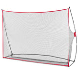 Basketball & Basketball Accessories: VEVOR Golf Practice Hitting Net, Huge 10.8x7ft Golf Net, Personal Driving Range for Indoor Outdoor Use, Portable Home Golf Aid Net with Solid Fiberglass Frame and Carry Bag, Gift for Men, Golf Lover