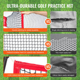 Basketball & Basketball Accessories: VEVOR Golf Practice Hitting Net, Huge 10.8x7ft Golf Net, Personal Driving Range for Indoor Outdoor Use, Portable Home Golf Aid Net with Solid Fiberglass Frame and Carry Bag, Gift for Men, Golf Lover