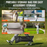 Basketball & Basketball Accessories: VEVOR Golf Practice Hitting Net, Huge 10.8x7ft Golf Net, Personal Driving Range for Indoor Outdoor Use, Portable Home Golf Aid Net with Solid Fiberglass Frame and Carry Bag, Gift for Men, Golf Lover