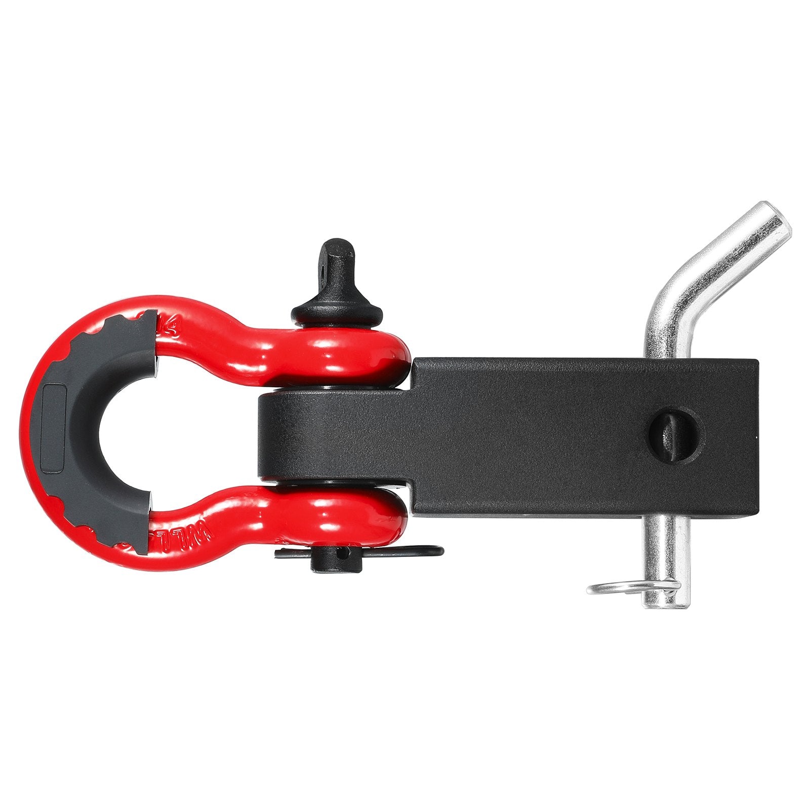 Fishing Tackle: VEVOR Shackle Hitch Receiver, Fits 50 mm Receivers, 24 Tons Breaking Strength, D Ring Shackle with Trailer Hitch Lock Pin, Heavy Duty Towing Accessories for Trucks, Jeeps, Off-Road Vehicle Recovery