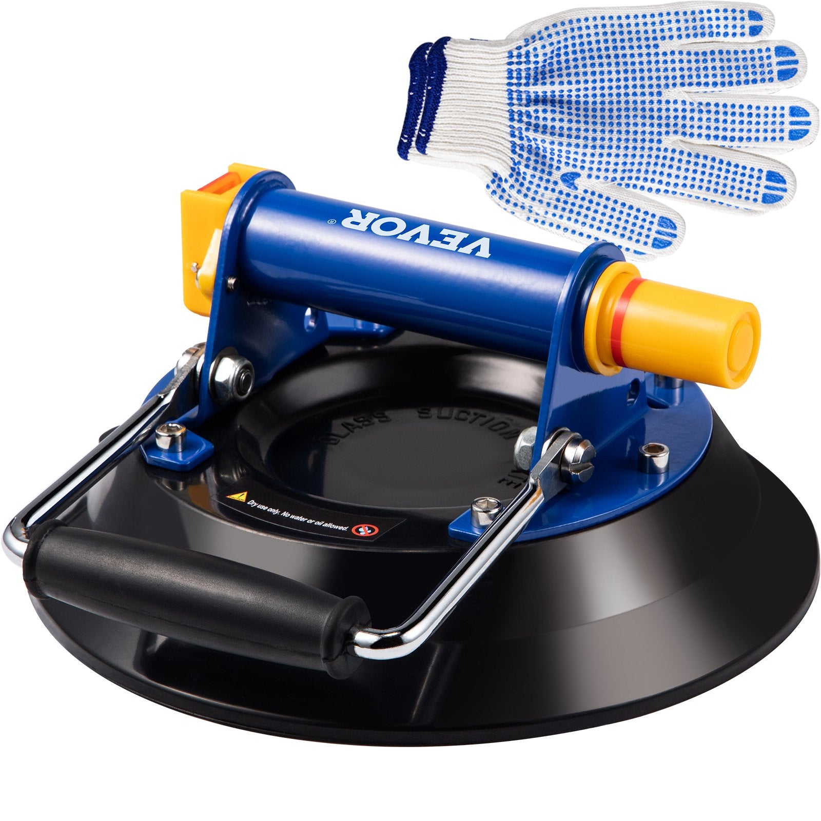 Audio Accessories: VEVOR Glass Lifting Vacuum Suction Cup Glass Lifter Suction Cup 30.4 cm 150 kg