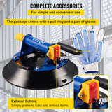 Audio Accessories: VEVOR Glass Lifting Vacuum Suction Cup Glass Lifter Suction Cup 30.4 cm 150 kg