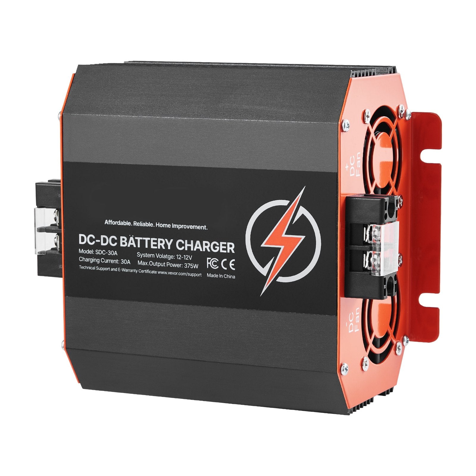 Batteries & Generators: VEVOR 12V 30A DC to DC Charger Battery Charger 375W for Lead-Acid Lithium AGM
