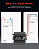Batteries & Generators: VEVOR 12V 20A DC to DC Charger Battery Charger 250W for Lead-Acid Lithium AGM