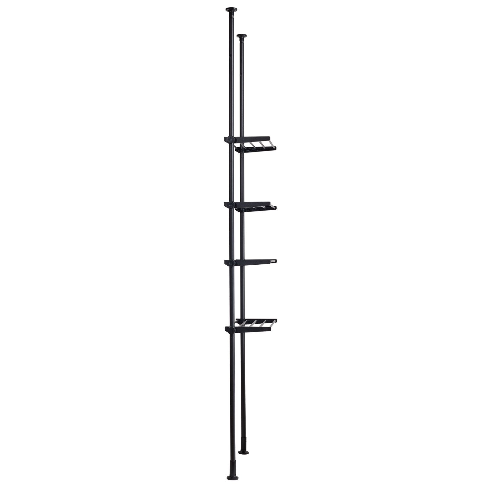 Kitchen & Bathroom DIY: VEVOR Over the Toilet Storage 4-Tier Bathroom Shelf Rack Space Saver Organizer