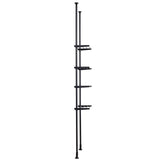 Kitchen & Bathroom DIY: VEVOR Over the Toilet Storage 4-Tier Bathroom Shelf Rack Space Saver Organizer