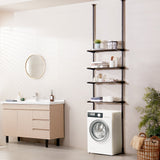 Kitchen & Bathroom DIY: VEVOR Over the Toilet Storage 4-Tier Bathroom Shelf Rack Space Saver Organizer