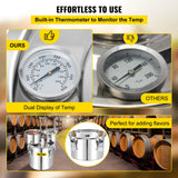 Distilling & Brewing: VEVOR Moonshine Still Water Alcohol Distiller 50L w/Thumper Keg & Water Pump