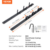 Bicycle Stands & Storage: VEVOR Trimmer Rack, 3 Place Weeder Trimmer Rack, Locking Trim Holder Landscape Trailer Rack Carrier Mount on Open Pickup/Trailer Enclosed Trailers, Pair
