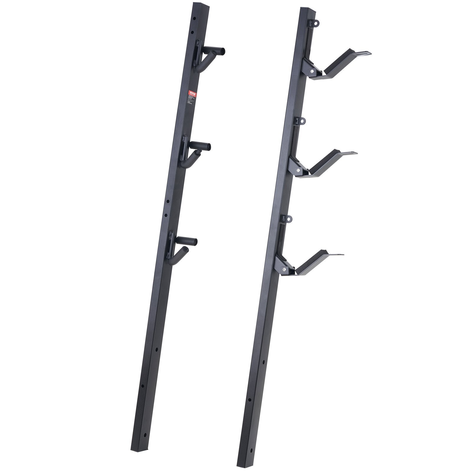 Bicycle Stands & Storage: VEVOR Trimmer Rack, 3 Place Weeder Trimmer Rack, Locking Trim Holder Landscape Trailer Rack Carrier Mount on Open Pickup/Trailer Enclosed Trailers, Pair