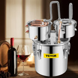 Distilling & Brewing: VEVOR 3 Pot 12L Alcohol Distiller Water Wine Boiler Home Brew Moonshinestill