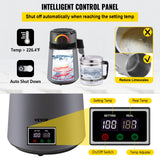 Shower Accessories: VEVOR Home Water Distiller Distilled Water Maker 4 L with Dual Temp Display Grey