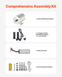 Bicycle Stands & Storage: VEVOR 2000W Electric Brushless DC Motor Kit - 48V 4300rpm Motor with Upgraded Speed Controller and Throttle Grip Kit for Go Karts E-Bike Motorcycle Scooter DIY