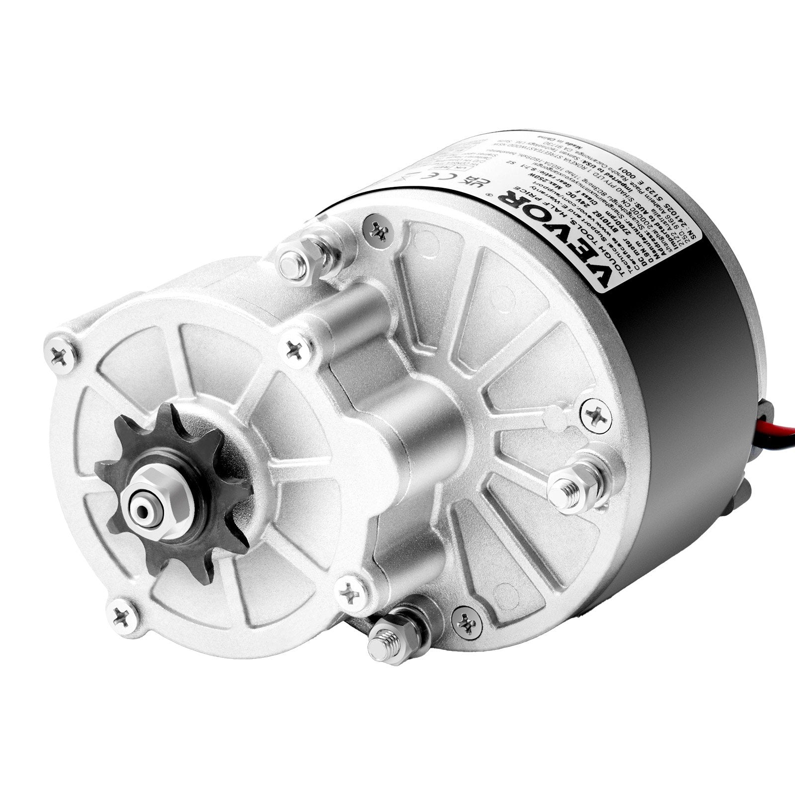 Bicycle Stands & Storage: VEVOR 250W Electric Powerful DC Motor Kit - 24V 2700rpm Brushed Motor with Upgraded Speed Controller, Throttle Grip Kit for Go Karts E-Bike Motorcycle Scooter