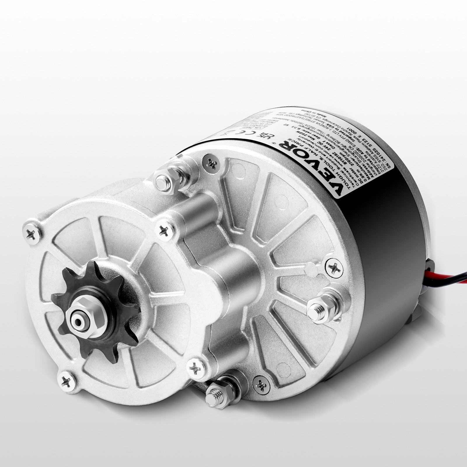 Bicycle Stands & Storage: VEVOR 250W Electric Powerful DC Motor Kit - 24V 2700rpm Brushed Motor with Upgraded Speed Controller, Throttle Grip Kit for Go Karts E-Bike Motorcycle Scooter