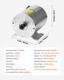 Bicycle Stands & Storage: VEVOR 3000W Electric Brushless DC Motor, 72V 4900rpm Go Kart Electric Motor, Electric Dirt Bike Motor Engine for E-Bike Motorcycle Scooter DIY