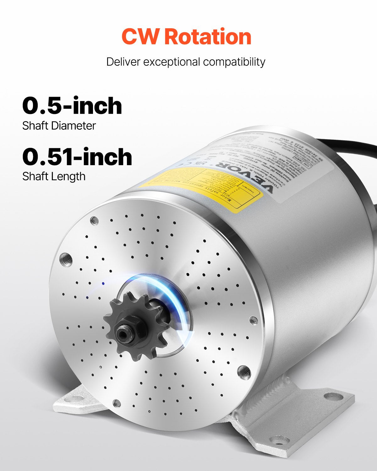 Fuel & Exhaust: VEVOR 500W Electric Brushless DC Motor Kit 36V 3000rpm with Upgraded Controller