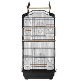 Bird Cages & Stands: VEVOR Bird Flight Cage 39 in Hanging Metal Parakeet Cage for Cockatiels Parrot