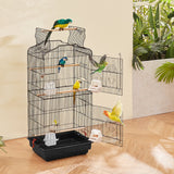 Bird Cages & Stands: VEVOR Bird Flight Cage 39 in Hanging Metal Parakeet Cage for Cockatiels Parrot