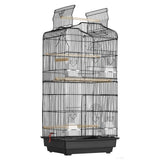 Bird Cages & Stands: VEVOR Bird Flight Cage 39 in Hanging Metal Parakeet Cage for Cockatiels Parrot