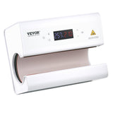 Coffee Machines & Accessories: VEVOR Auto Tumbler Heat Press Machine 325-887 ml Sublimation Mug Heat Press White