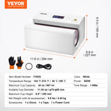 Coffee Machines & Accessories: VEVOR Auto Tumbler Heat Press Machine 325-887 ml Sublimation Mug Heat Press White