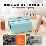 Coffee Machines & Accessories: VEVOR Auto Tumbler Heat Press Machine 325-887 ml Sublimation Mug Heat Press Blue