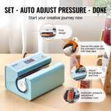 Coffee Machines & Accessories: VEVOR Auto Tumbler Heat Press Machine 325-887 ml Sublimation Mug Heat Press Blue