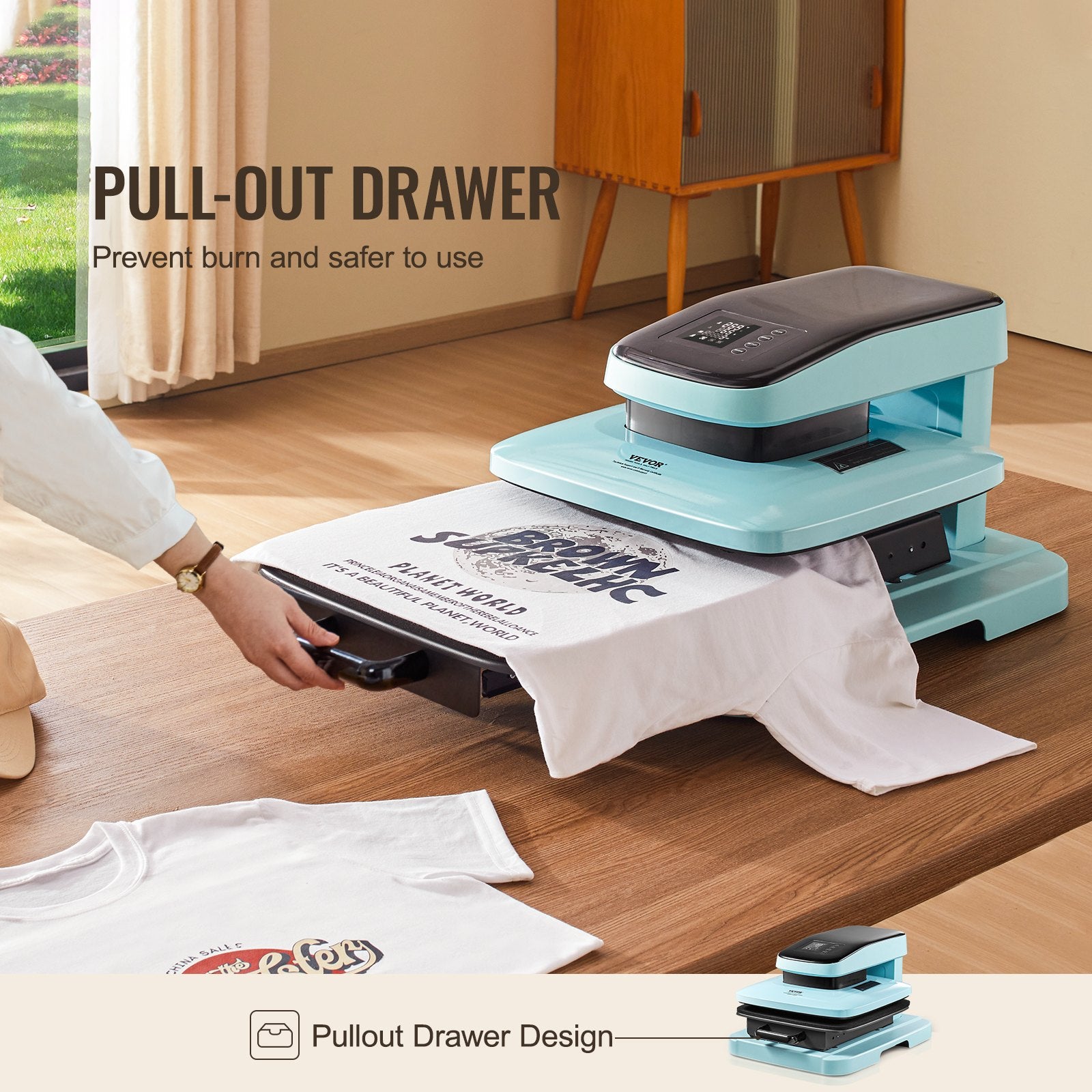 Auto Heat Press Machine, 15 x 15 in Smart T Shirt Press Machine with Auto Release, Heats Up Fast and Evenly, Sublimation Heat Press for T Shirts, Sublimation, Vinyl, Heat Transfers Projects