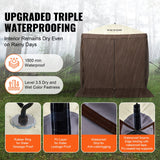 Tents: VEVOR Pop Up Gazebo Tent, Pop-Up Screen Tent 4 Sided Canopy Sun Shelter with 4 Removable Privacy Wind Cloths & Mesh Windows, 6x6FT Quick Set Screen Tent with Mosquito Netting, Brown
