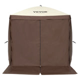 Tents: VEVOR Pop Up Gazebo Tent, Pop-Up Screen Tent 4 Sided Canopy Sun Shelter with 4 Removable Privacy Wind Cloths & Mesh Windows, 6x6FT Quick Set Screen Tent with Mosquito Netting, Brown