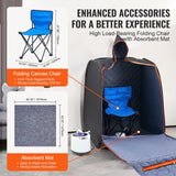 Outdoor Sofas & Lounge Sets: VEVOR Portable Steam Sauna Tent 1000W Personal Spa Loss Weight Detox Therapy, 800x800x1000 mm
