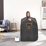 Outdoor Sofas & Lounge Sets: VEVOR Portable Steam Sauna Tent 1000W Personal Spa Loss Weight Detox Therapy, 800x800x1000 mm
