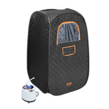 Outdoor Sofas & Lounge Sets: VEVOR 1000W Personal Steam Sauna Tent Loss Weight Detox Therapy Spa Compact, 800 x 800 x 1330 mm