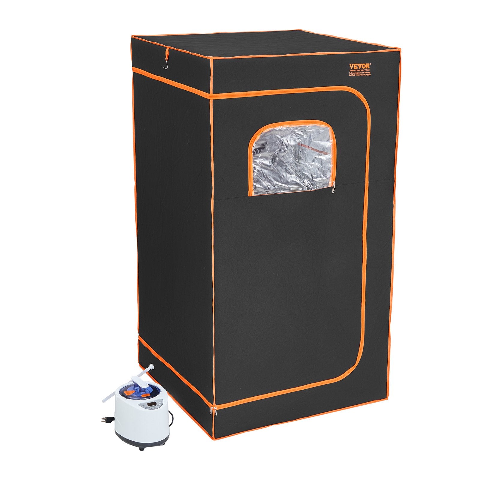 Outdoor Sofas & Lounge Sets: VEVOR Portable Steam Sauna Tent Full Size 1000W Personal Sauna Blanket W/ Chair, 880 x 880 x 1600 mm